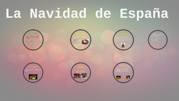 Christmas in Spain by Michael Riley on Prezi