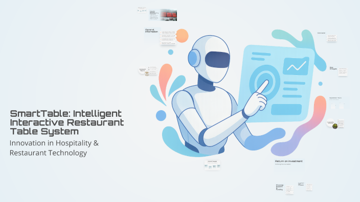 Smart Table Manager SmartTable: Intelligent Interactive Restaurant Table System by Olima ...