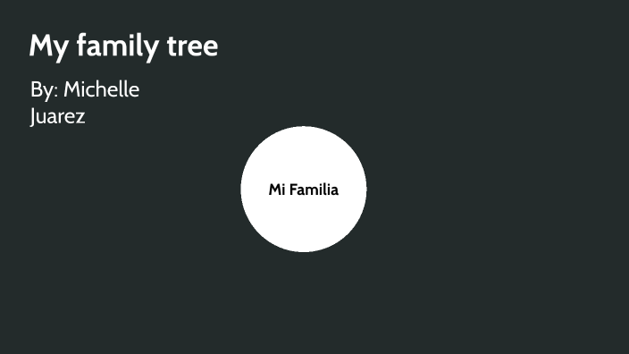 My family tree by michelle juarez on Prezi