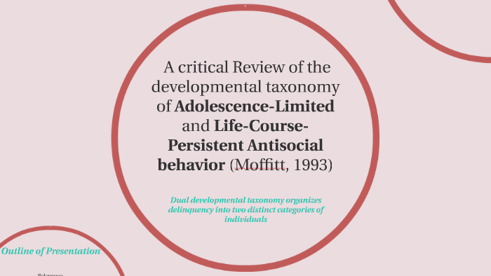 Adolescence-Limited and Life-Course-Persistent Antisocial be by ...