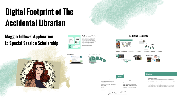 Digital Footprint of The Accidental Librarian by maggie fellows on Prezi
