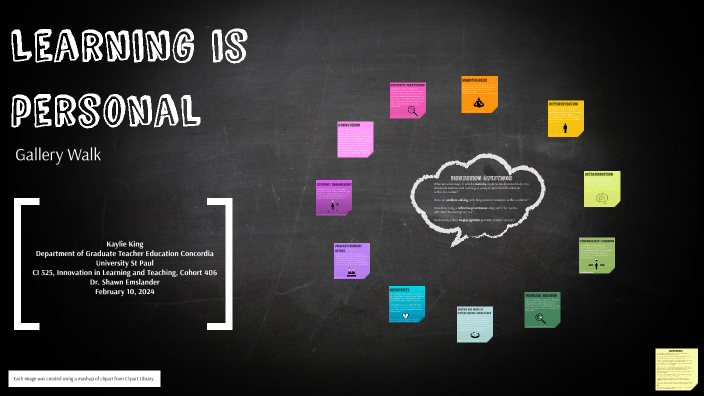 Assignment 2: Learning is Personal - Gallery Walk by Kaylie King on Prezi