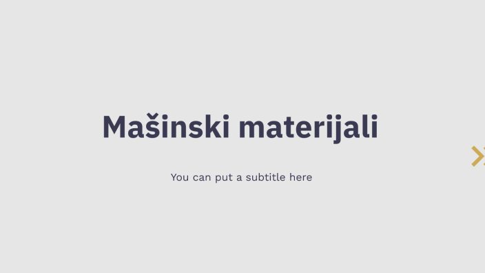 Ma\u0161inski materijali by Marina Popovic on Prezi