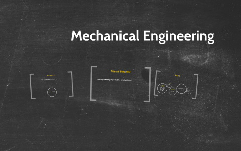 What do I need to be a Mechanical Engineer? by gavin austin on Prezi