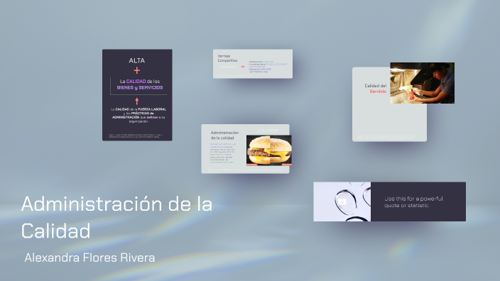 Administración de la Calidad by Alexandra Flores Rivera on Prezi