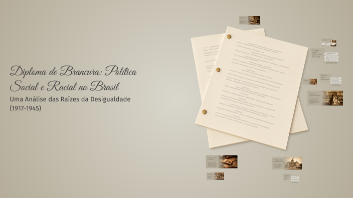 Diploma de Brancura: Política Social e Racial no Brasil by Luiz ...