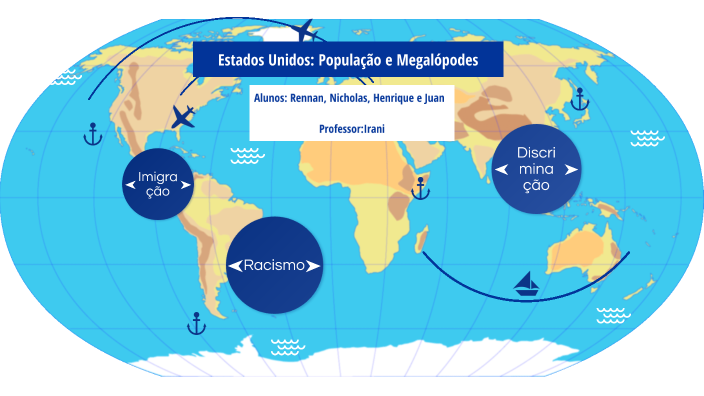 Estados Unidos:população e megalópoles by Rennan Giachini Alves