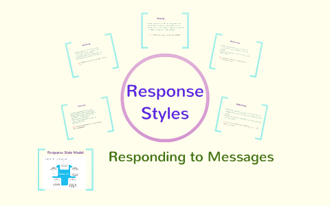 5 typical Response Styles by Claire Robert on Prezi