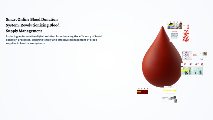 Smart Online Blood Donation System: Revolutionizing Blood Supply ...