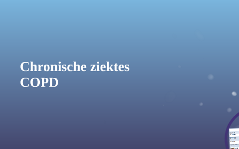 COPD by Cynthia Rook on Prezi