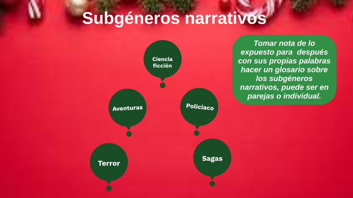 Subgéneros narrativos by Lili Rey on Prezi