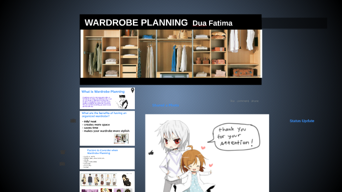 Wardrobe Planning By Dua Fatima On Prezi