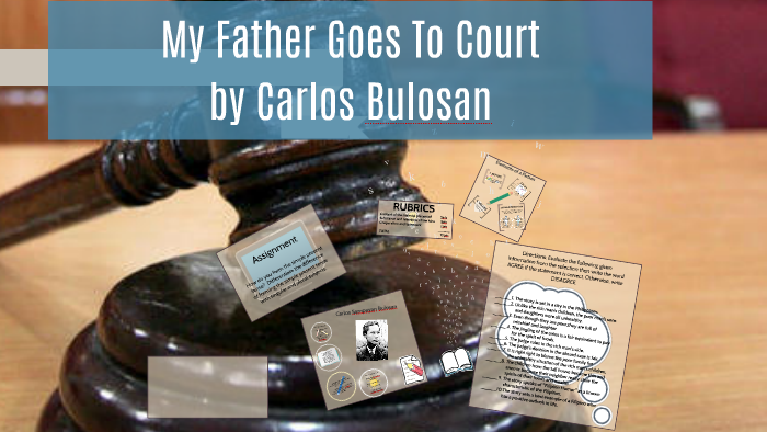 essay about my father goes to court