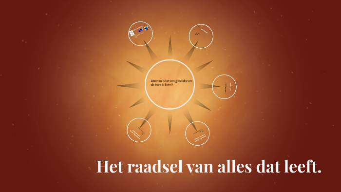 het raadsel van alles dat leeft. by tygo vanderlinden on Prezi