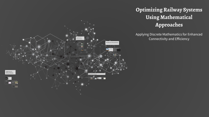 Optimizing Railway Systems Using Mathematical Approaches by Rajit Swain ...