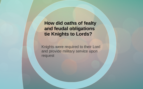The Feudal and Manorial Systems by on Prezi