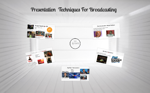presentation techniques in broadcasting