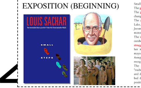 Small Steps by Louis Sachar by nick di croce