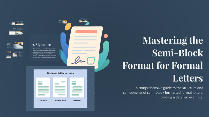 Mastering the Semi-Block Format for Formal Letters by Neldan Cortez on ...