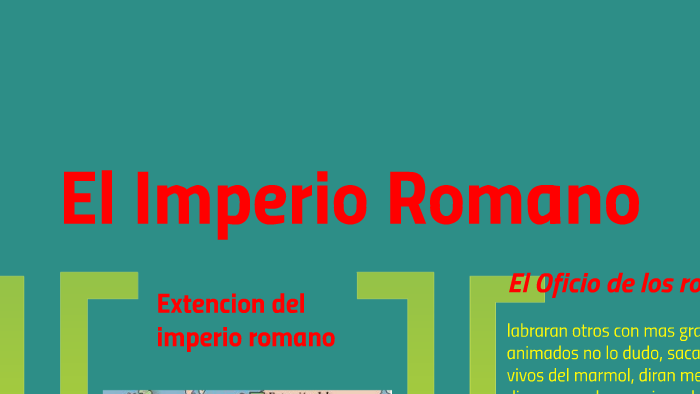 el imperio romano by Martin Espinoza on Prezi