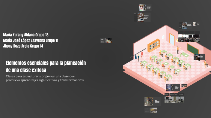 Elementos esenciales para la planeación de una clase exitosa by Jhony ...