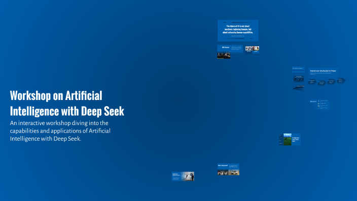 Workshop on Artificial Intelligence with Deep Seek by Kalsoom Malik on ...