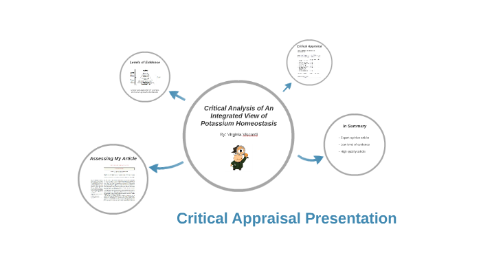 critical appraisal presentation example