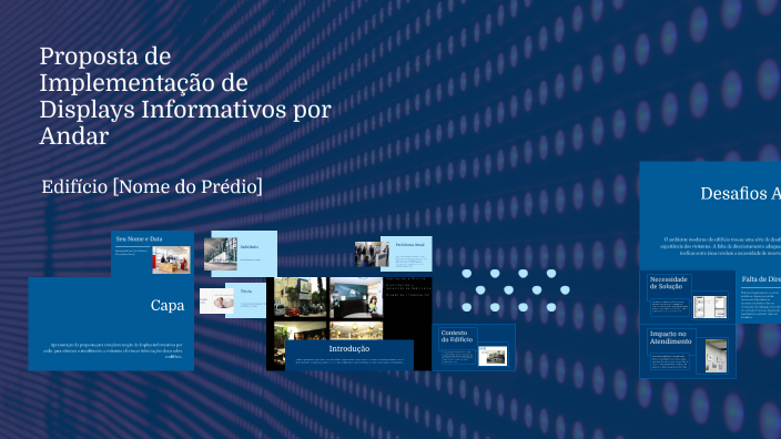 Display Informativo Proposta de Implementação de Displays Informativos por Andar by ...