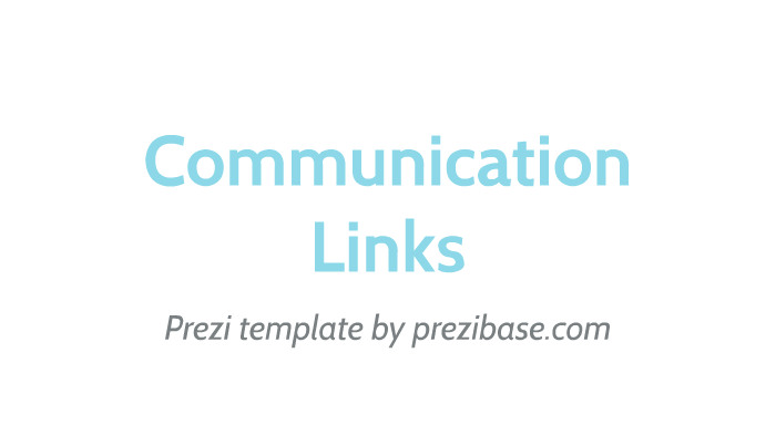 Communication Links - Prezi Template by Prezi Templates by Prezibase on ...