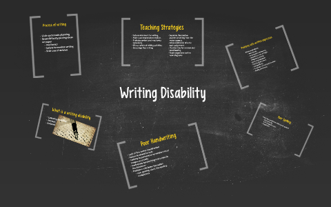 Writing Disability Example Picture Writing Disability by Leslie Russell on Prezi
