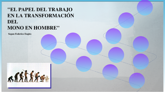 "EL PAPEL DEL TRABAJO EN LA TRANSFORMACIÓN DEL MONO EN HOMBRE
