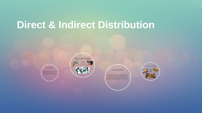 Direct And Indirect Distribution Examples