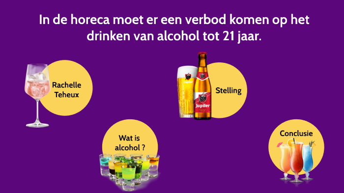 In De Horeca Moet Een Verbod Komen Op Het Drinken Van Alcohol Onder De ...