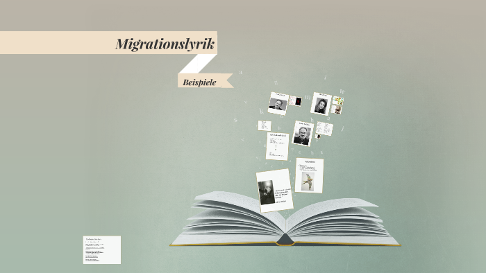 Beispiele Der Migrationslyrik By Nathalie Lange