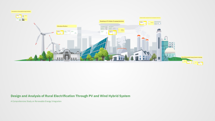 Design and Analysis of Rural Electrification Through PV and Wind Hybrid ...