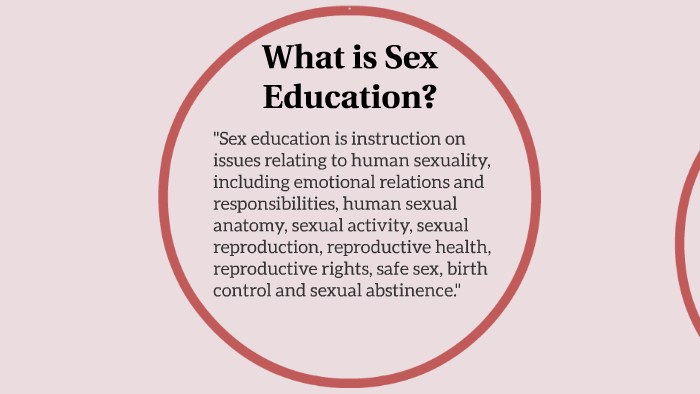 What Is Sex Education By Claudia Saal On Prezi