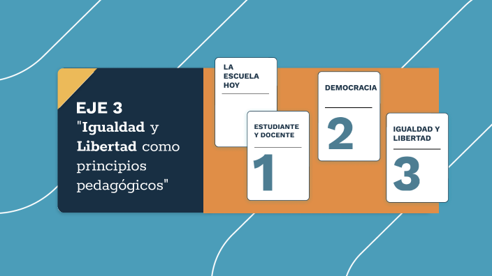 E3: IGUALDAD Y LIBERTAD COMO PRINCIPIOS PEDAGÓGICOS By Déborah Karl