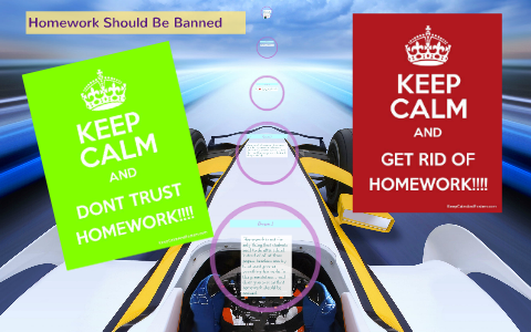 Homework being banned image