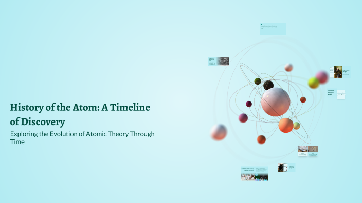 Atom Timeline History of the Atom: A Timeline of Discovery by D Rainey on Prezi