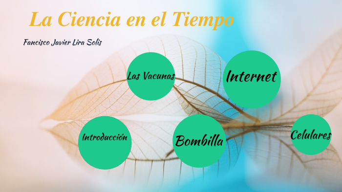 La Ciencia en el Tiempo by francisco javier lira on Prezi