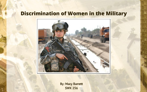 gender discrimination in the military essay