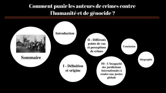 Comment punir les auteurs de crimes contre l humanité ou génocides by abigael pijolat on Prezi