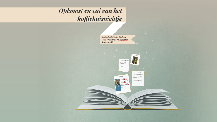 Opkomst En Val Van Een Koffiehuisnichtje