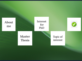 how to make a phd interview presentation