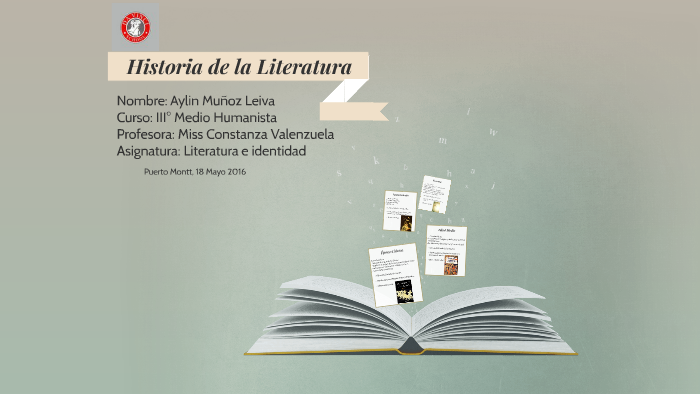 Historia de la Literatura by Aylin Muñoz on Prezi