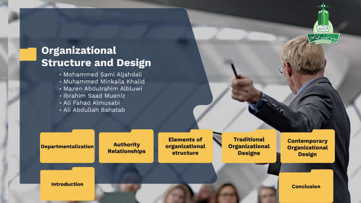 Organizational Structure and Design by Mohammed Aljahdali on Prezi