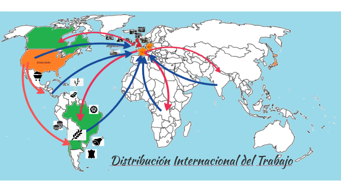 Distribución Internacional del Trabajo by Andrea C on Prezi