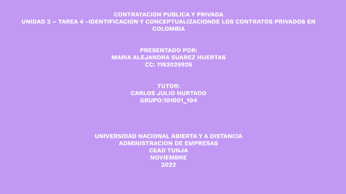 Tipos De Contratacion En Colombia By Maria Suarez 9023