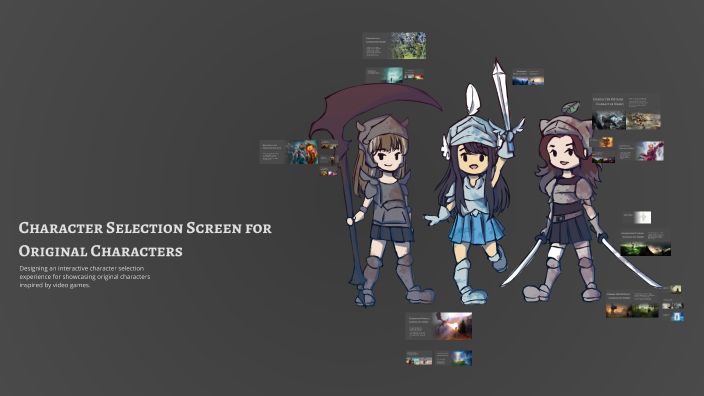 Character Selection Screen for Original Characters by Studio JTMix on Prezi