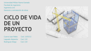 Ciclo de vida de un proyecto by Juan Pablo Cuervo Rueda on Prezi Design